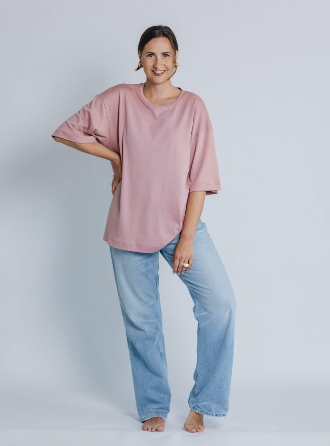 T-shirt oversize Pink