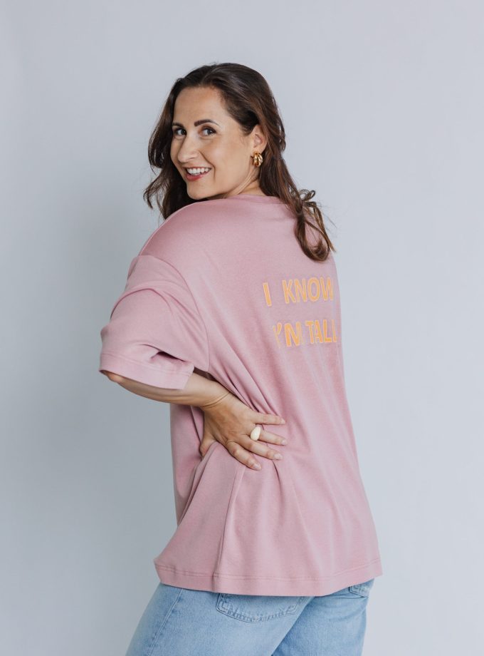 T-shirt oversize Pink