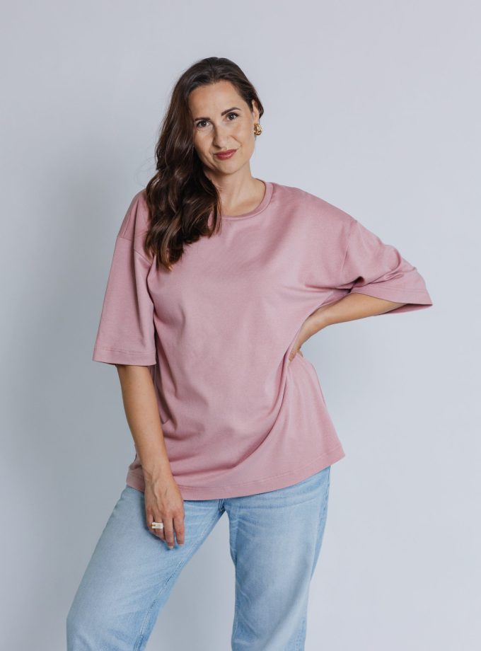 T-shirt oversize Pink