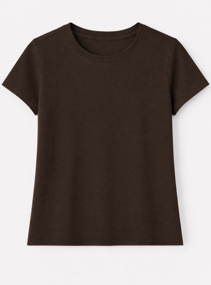 T-shirt Classic - czekolada